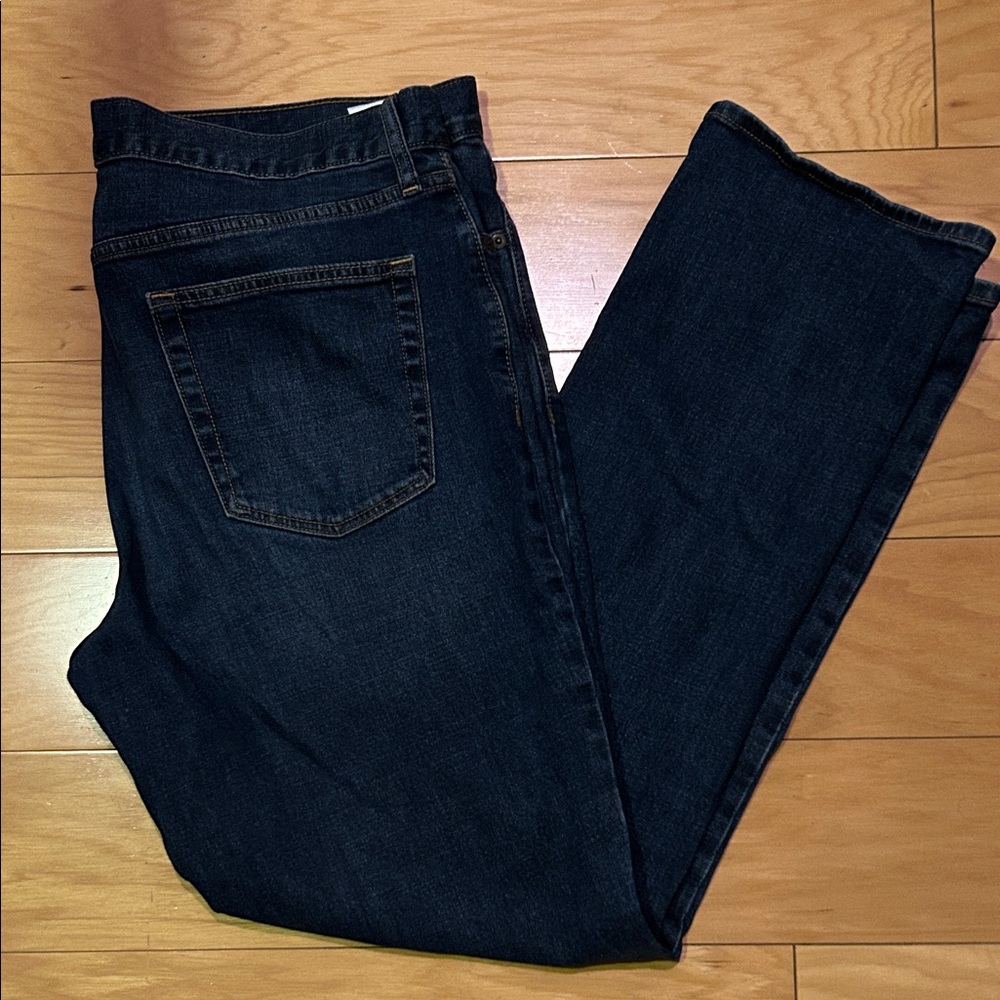 Old Navy Built In Flex Men's Dark Blue Jeans- Size 36 x 32